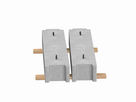 Concrete Blocks 3D Model