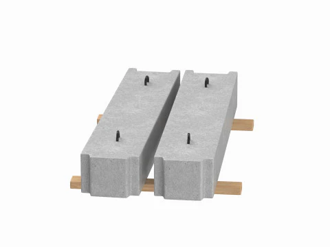 Concrete Blocks 3D Model