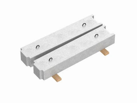 Concrete Blocks 3D Model