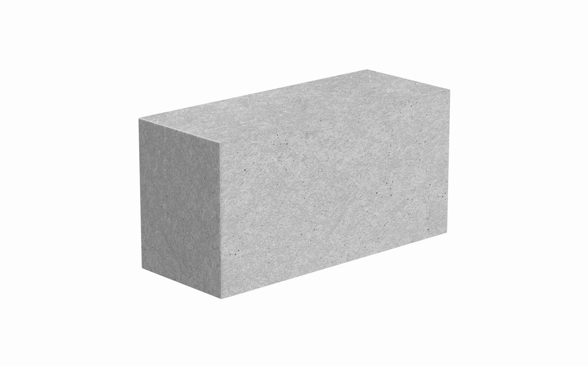 Concrete Block 3D Model .c4d .max .obj .3ds .fbx .stl .blend 