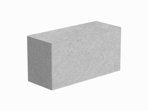Concrete Block 3D Model