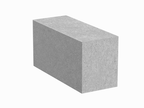Concrete Block 3D 모델