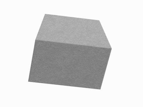 Concrete Block Model 3D