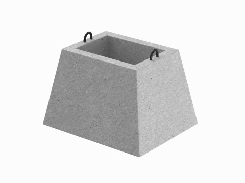 Concrete Block Modelo 3D