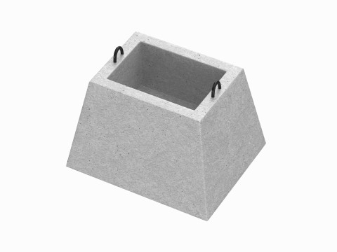 Concrete Block Modèle 3D