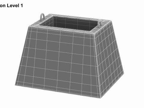 Concrete Block Modèle 3D