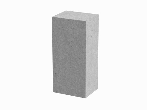 Concrete Block 3D Model