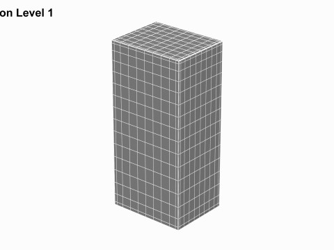 Concrete Block 3D Model