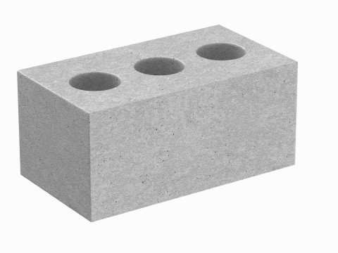 Concrete Brick 3D 模型