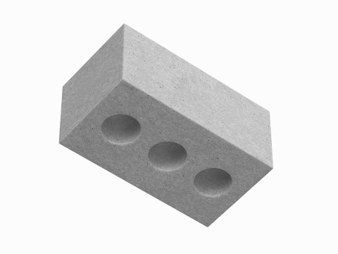 Concrete Brick 3D 模型