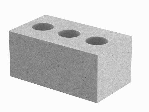 Concrete Brick 3D 模型