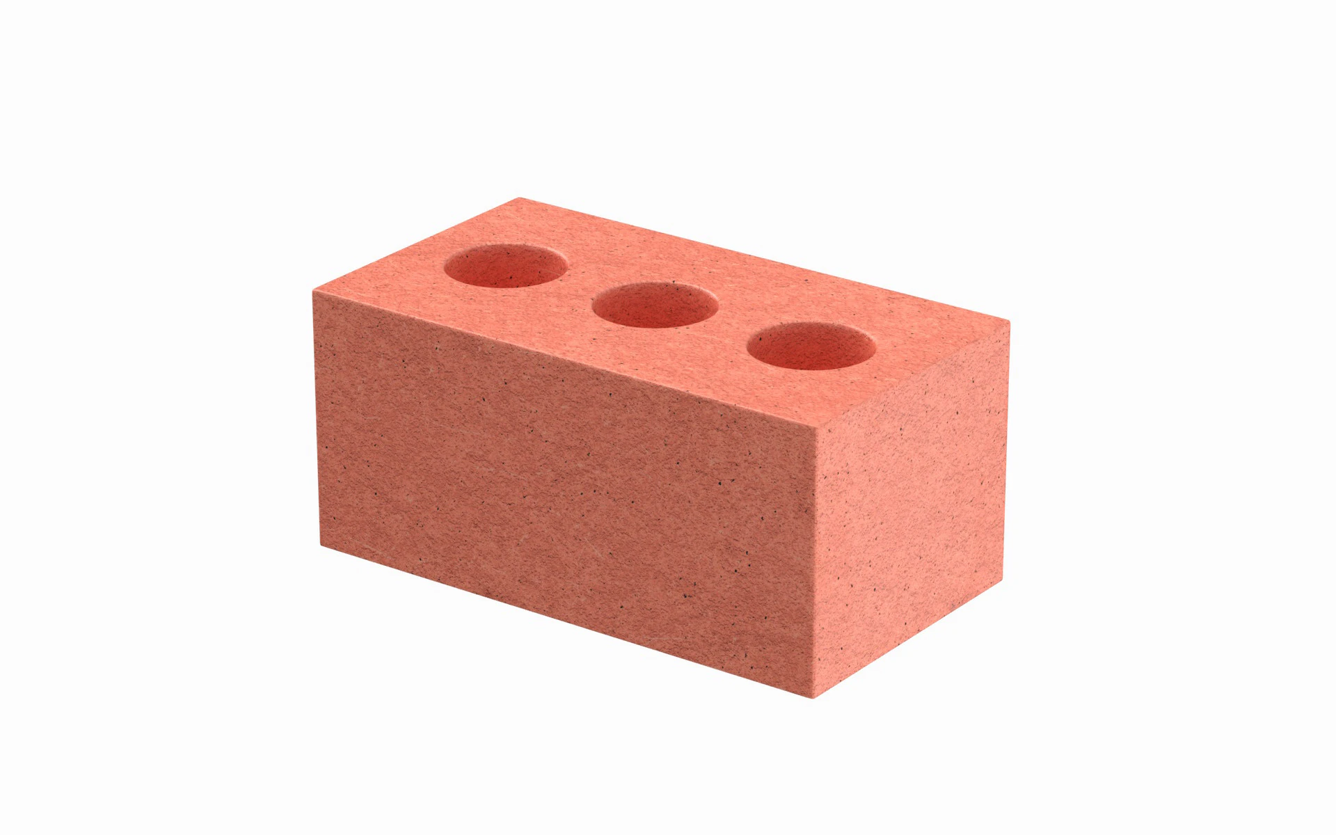 Concrete Brick 3D Model .c4d .max .obj .3ds .fbx .stl .blend