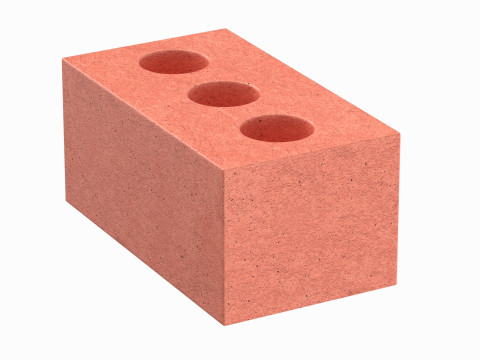 Concrete Brick 3D Model