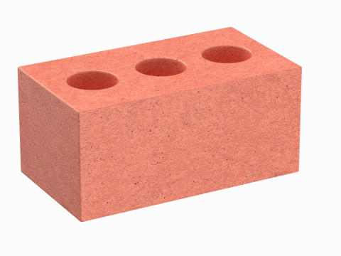 Concrete Brick 3D Model