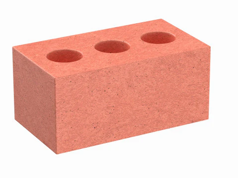 Concrete Brick 3D Model