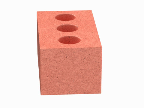 Concrete Brick 3D Model