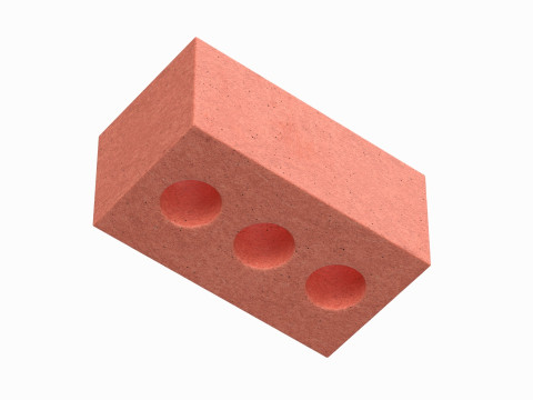 Concrete Brick 3D Model