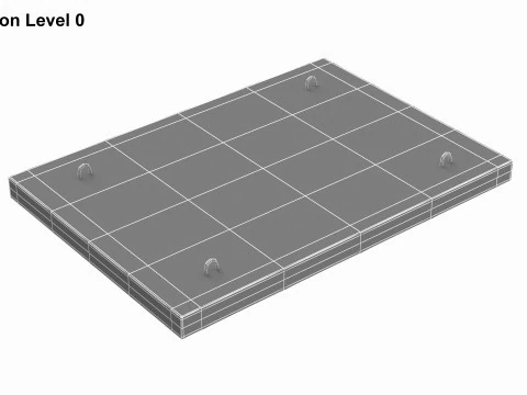 Concrete Panel 3D Model