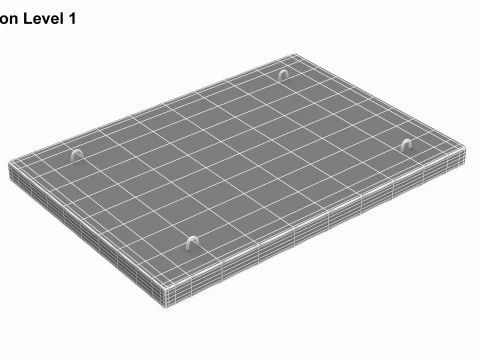 Concrete Panel 3D Model