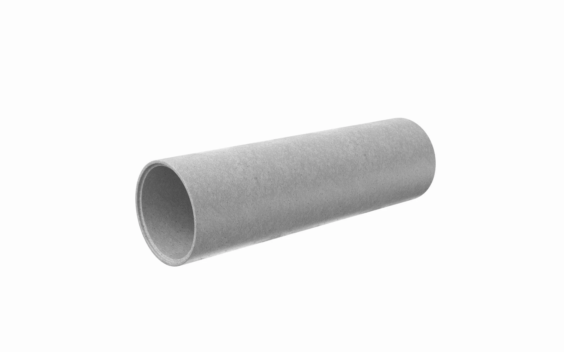 Concrete Pipe 3D Model .c4d .max .obj .3ds .fbx .stl .blend 