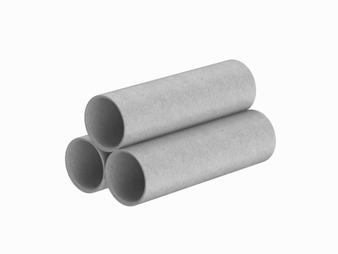 Concrete Pipes 3D Model