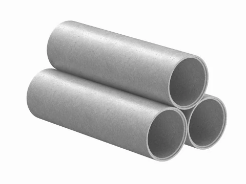 Concrete Pipes 3D Model