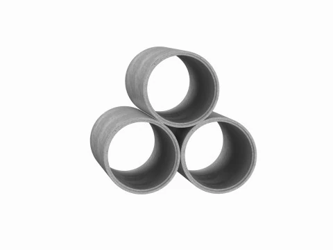 Concrete Pipes 3D Model