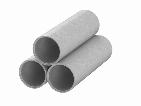 Concrete Pipes 3D Model