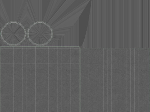 Concrete Industrial Pipes Model 3D