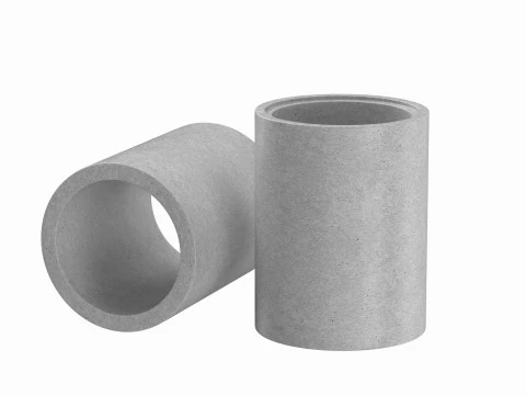 Concrete Pipes 3D Model
