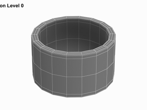 Concrete Ring Modelo 3D