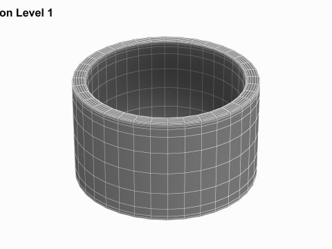 Concrete Ring Modelo 3D