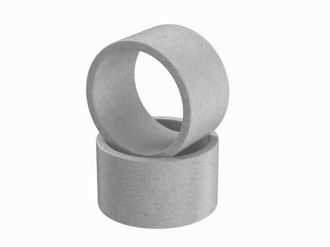 Concrete Rings 3D Model