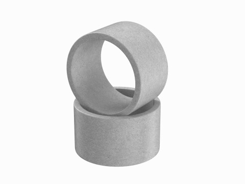 Concrete Rings 3D Model