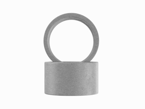 Concrete Rings 3D Model