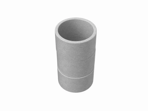 Concrete Rings 3D Model