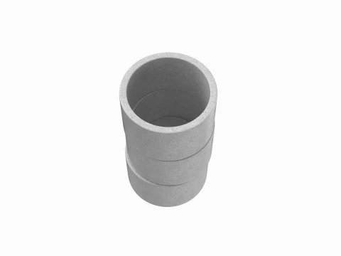 Concrete Rings 3D Model