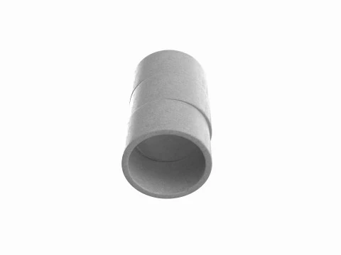 Concrete Rings 3D Model