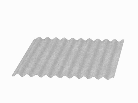 Concrete Roof Tile 3D 模型