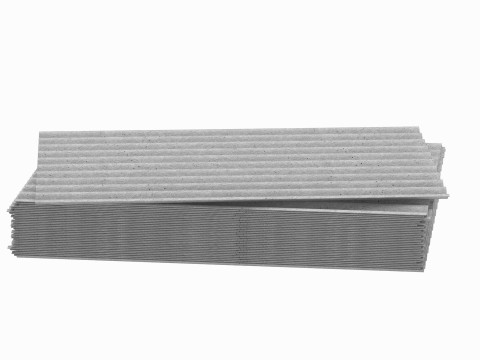 Stack Of Concrete Roof Tiles 3Dモデル