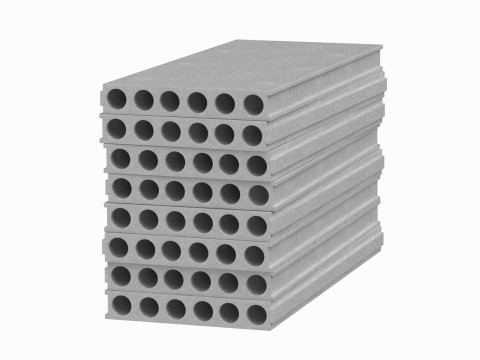 Stack Of Concrete Slabs 3D 모델