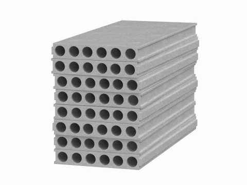 Pilha de lajes de concreto Modelo 3D