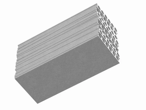 Stack Of Concrete Slabs 3D Model