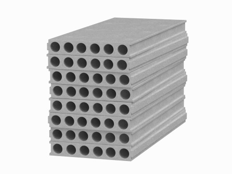Stack Of Concrete Slabs 3D Модель