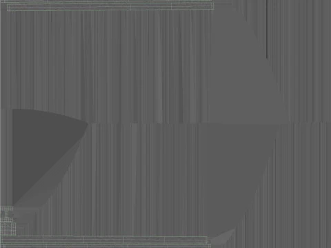 Concrete Slabs On Wood Planks 3D Model