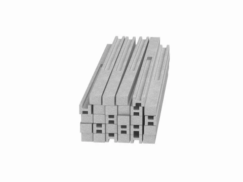 Stack Of Concrete Slabs 3D Model