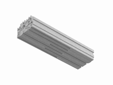 Stack Of Concrete Slabs 3D Model