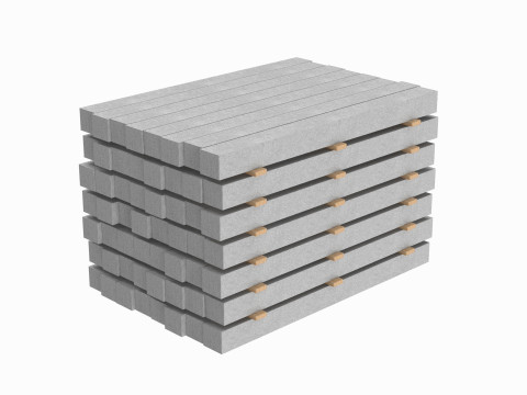 Stack Of Concrete Slabs 3D Модель