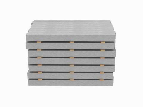 Stack Of Concrete Slabs 3D Модель