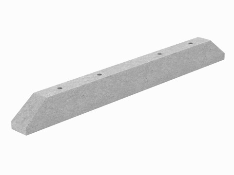 Concrete Spur Slab 3D Model